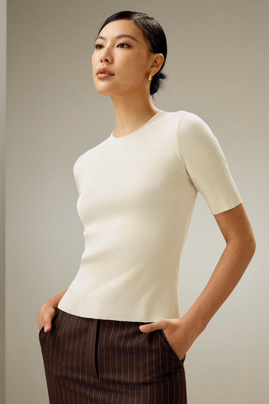 Essential Silk Knit Top