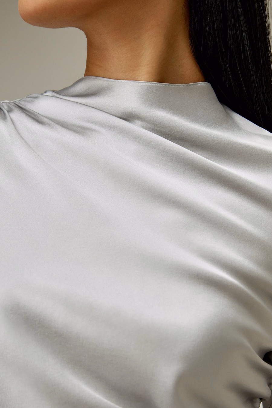 Blusa in Seta a Onde Oblique