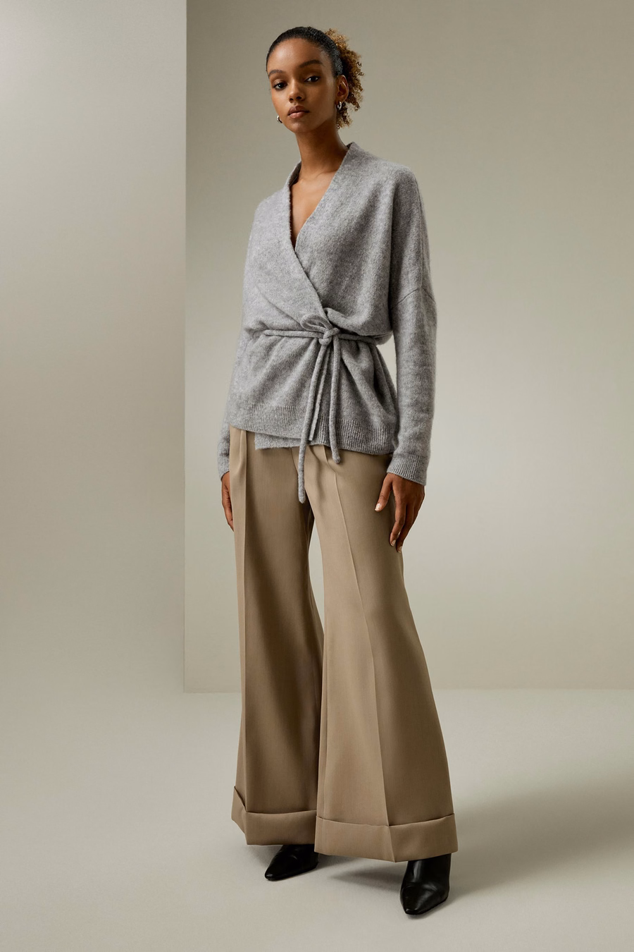 Lounge Wrap Knit Cardigan