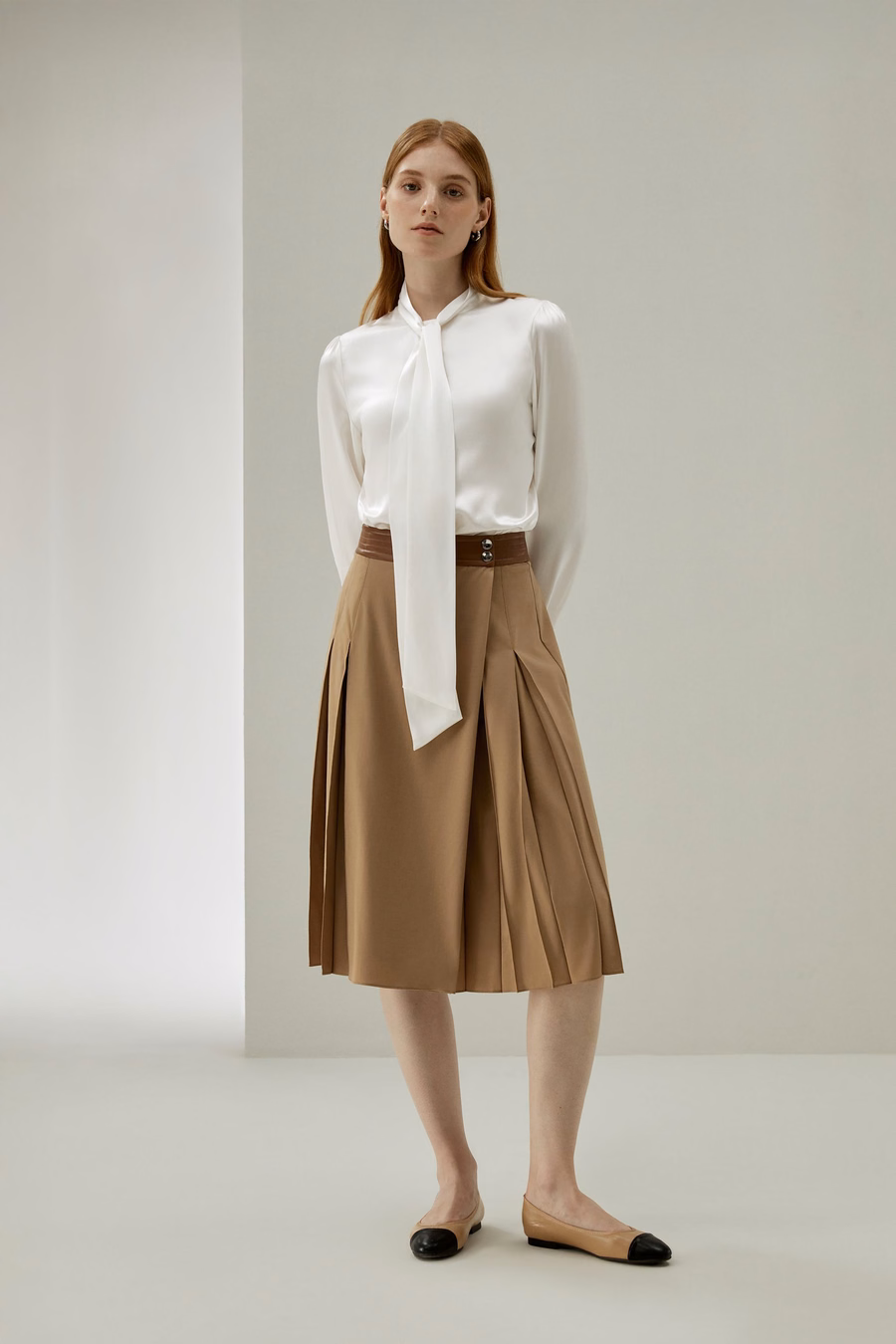 Donna Blusa in Seta con Fiocco