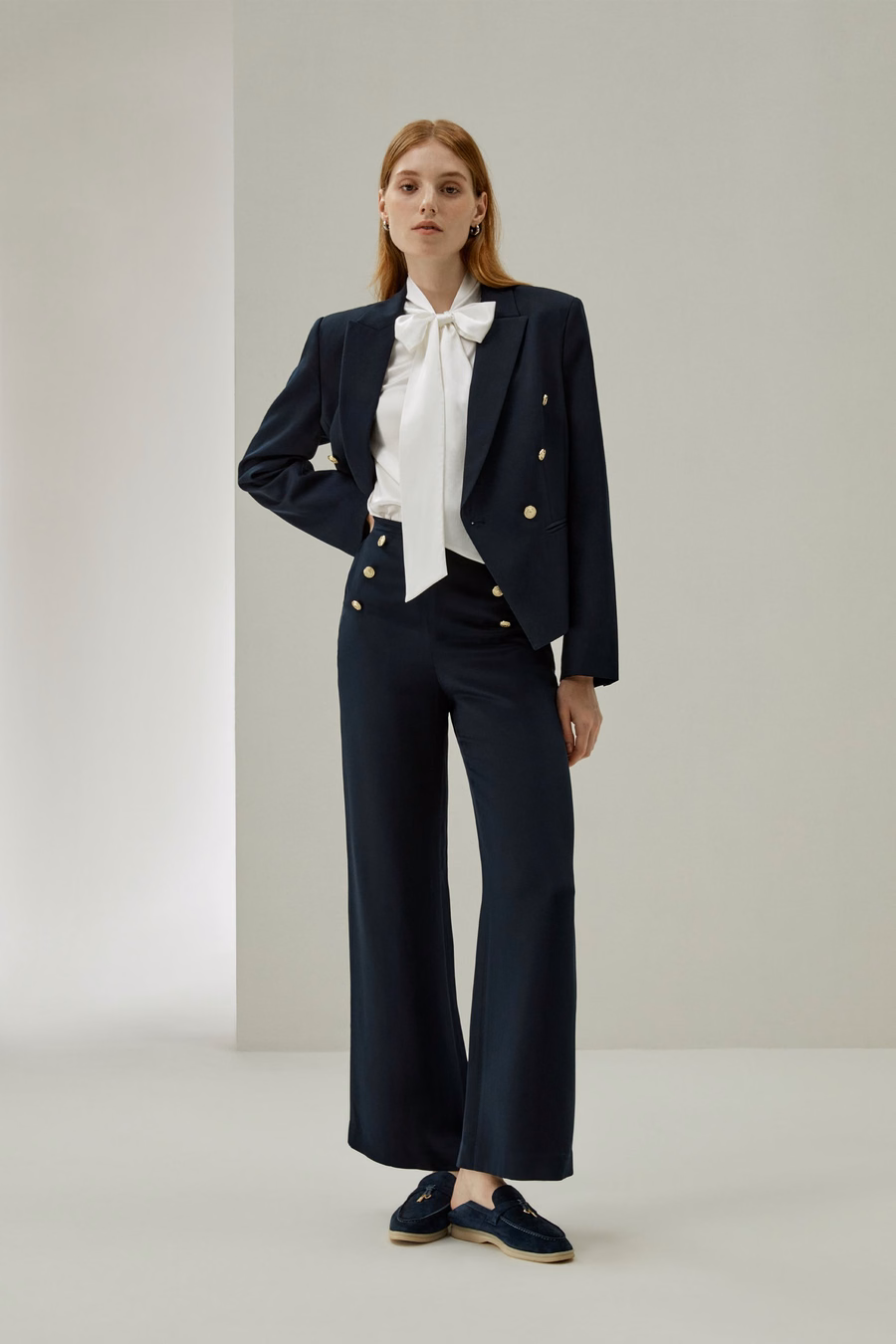 Donna Blusa in Seta con Fiocco