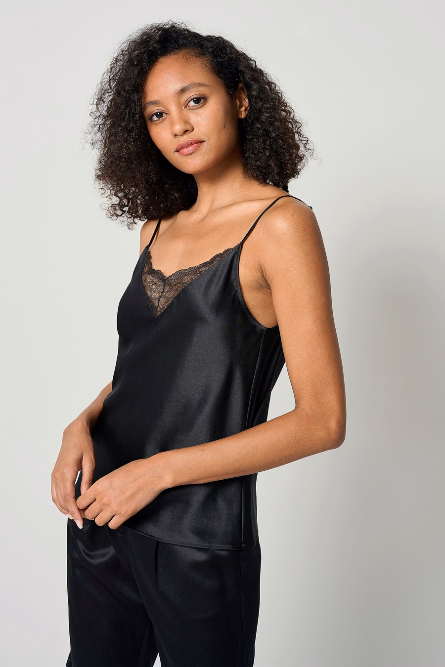 Lace Silk 2 In 1 Cami