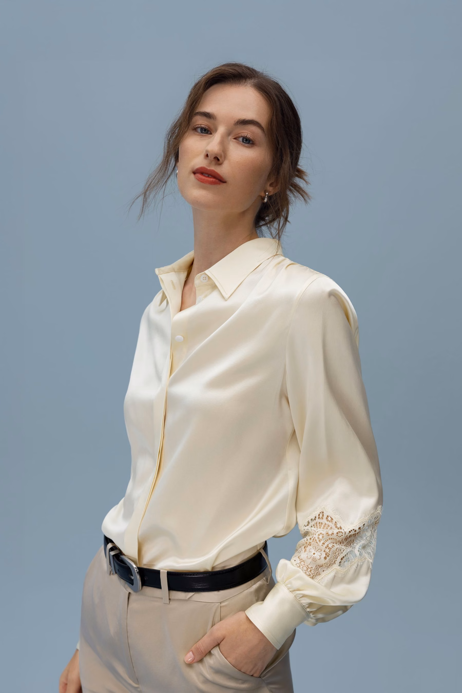 Blusa in pizzo Armeria