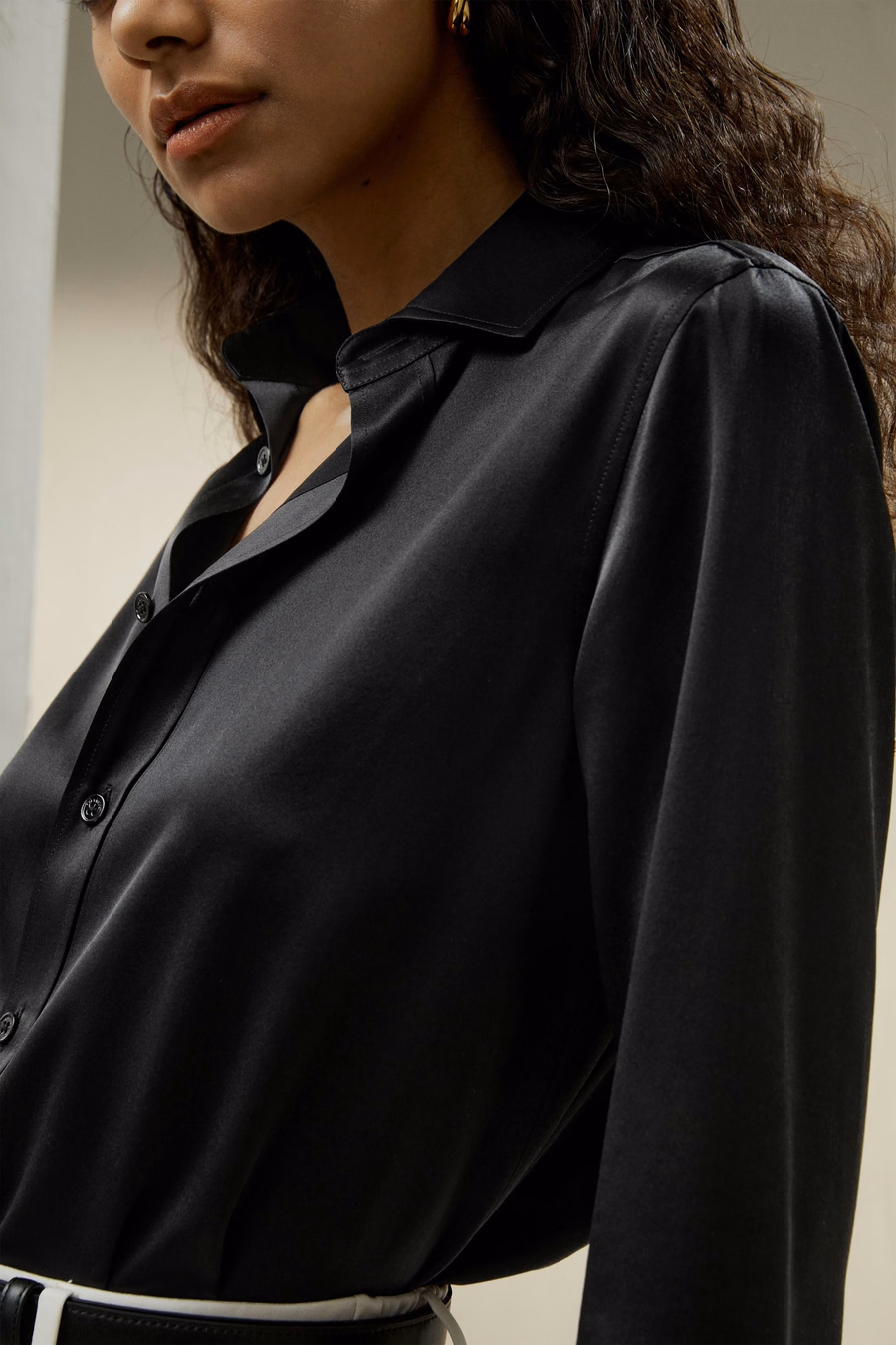 Camicia di seta su misura