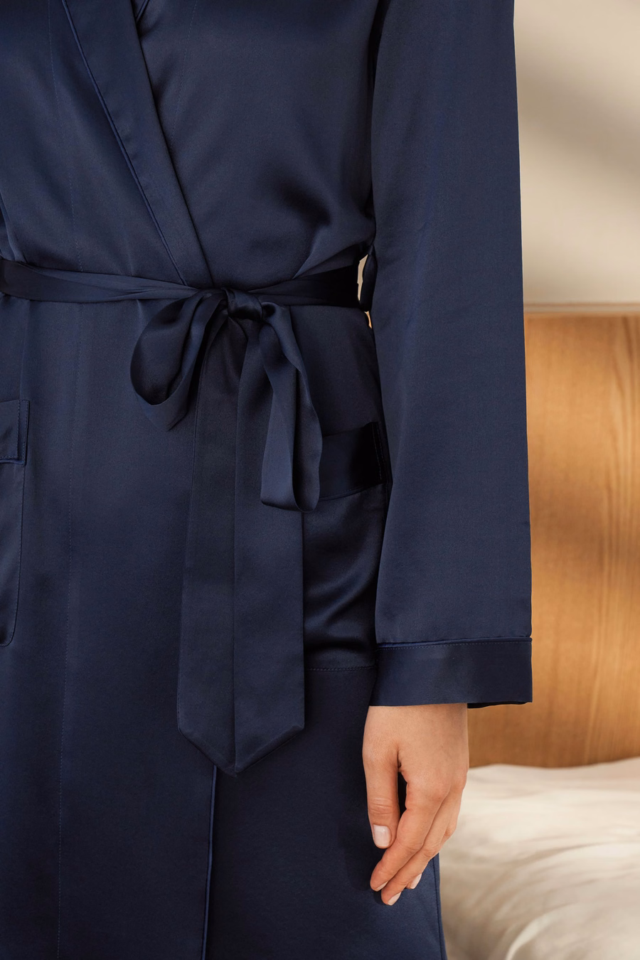 Robe in seta di lunghezza media