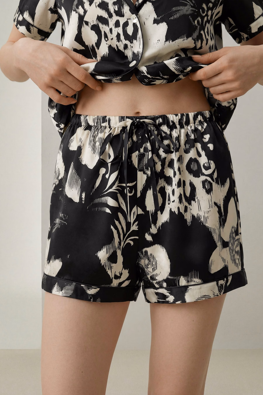 Set di Pigiama in Setù di Seta per Donna