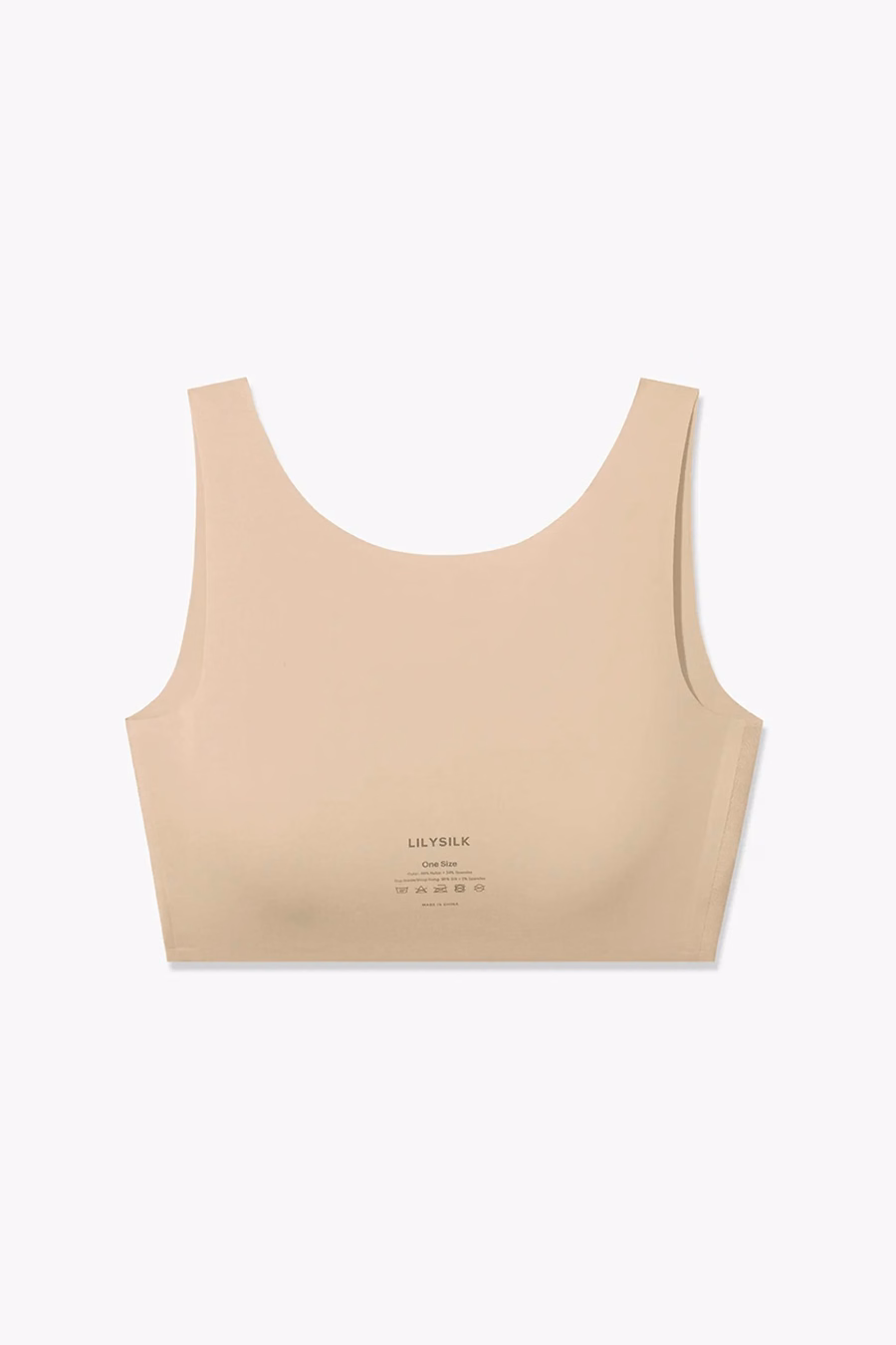 Reggiseno in seta wireless taglia unica