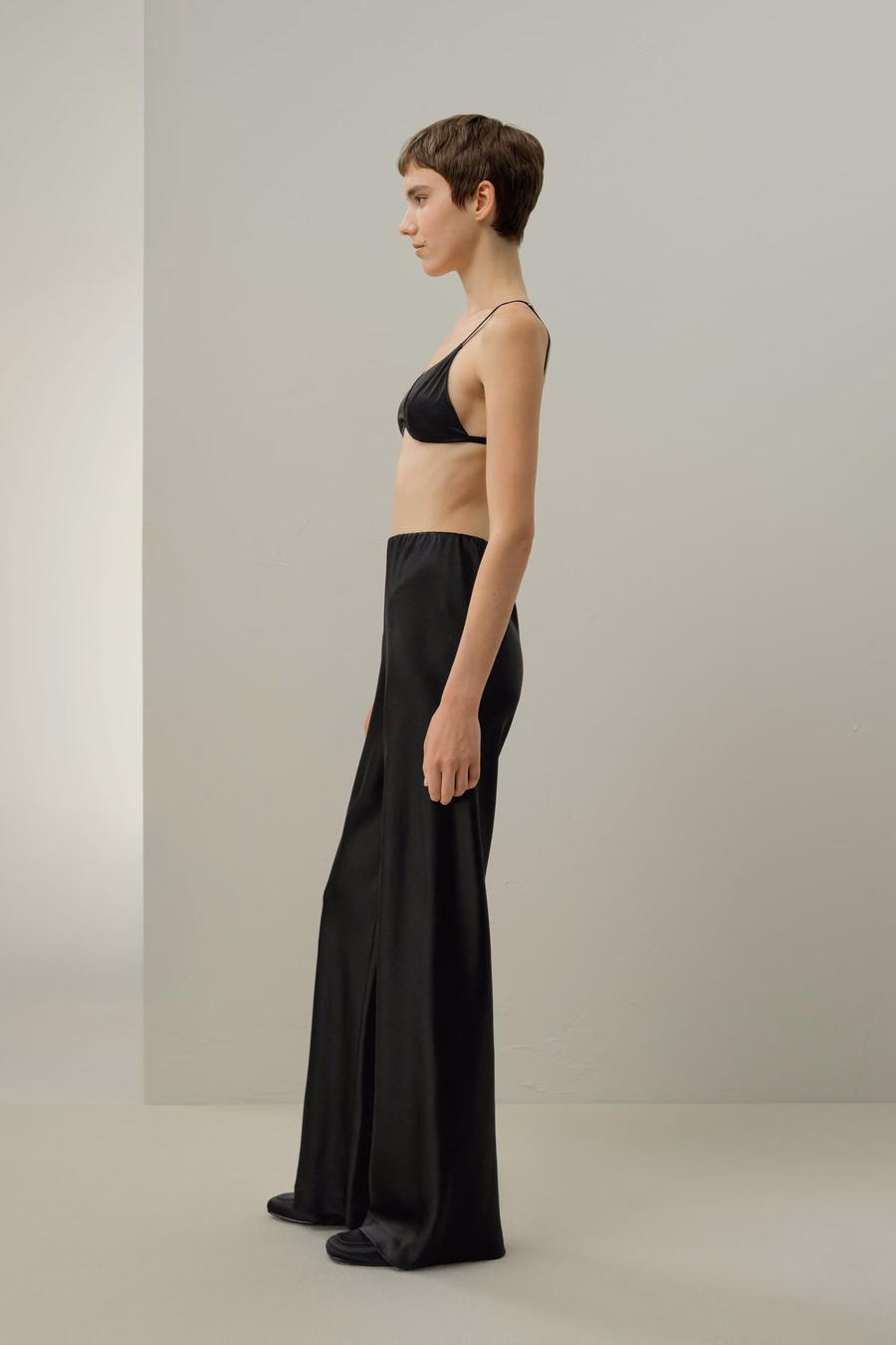 Reggiseno triangolo in seta elasticizzata