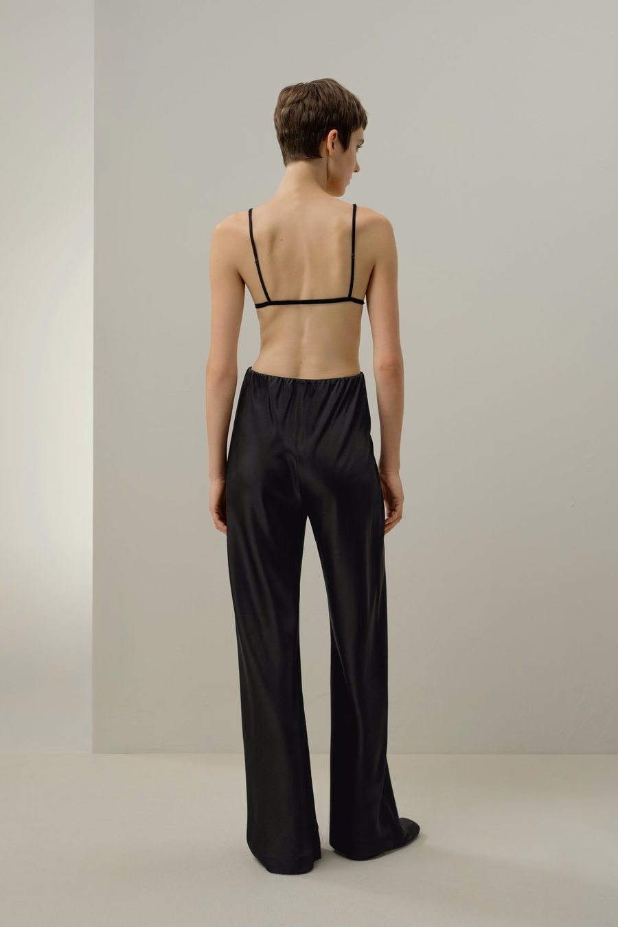 Reggiseno triangolo in seta elasticizzata