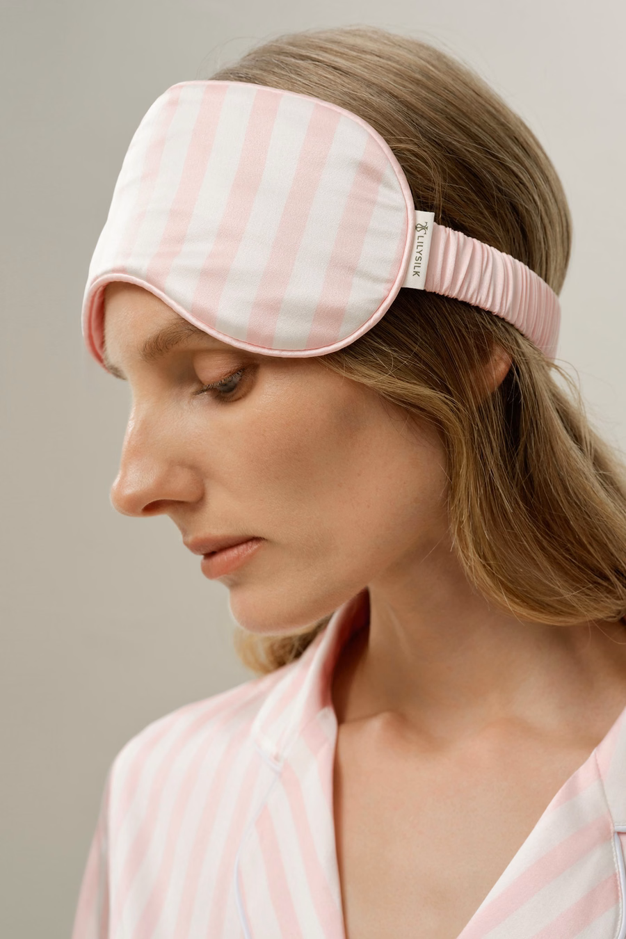 Set Sleep Sanctuary a Strisce Rosy di San Valentino