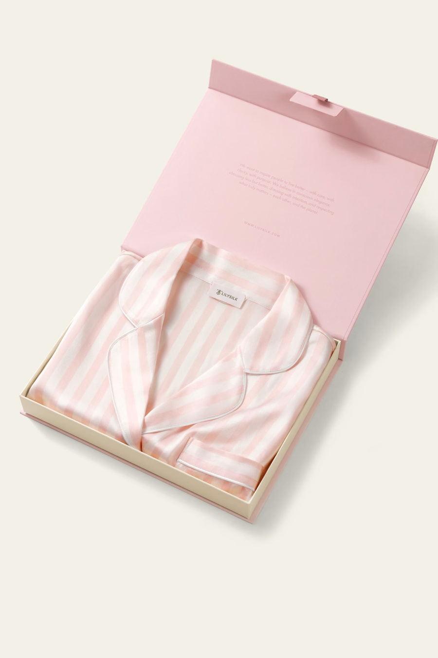 Set Sleep Sanctuary a Strisce Rosy di San Valentino