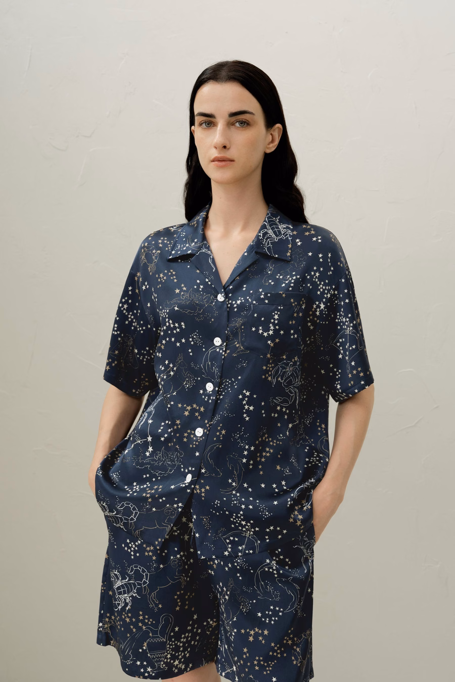 Scorpio Zodiac Short Sleeve Pajama Set