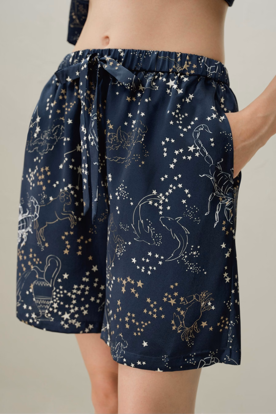 Scorpio Zodiac Short Sleeve Pajama Set