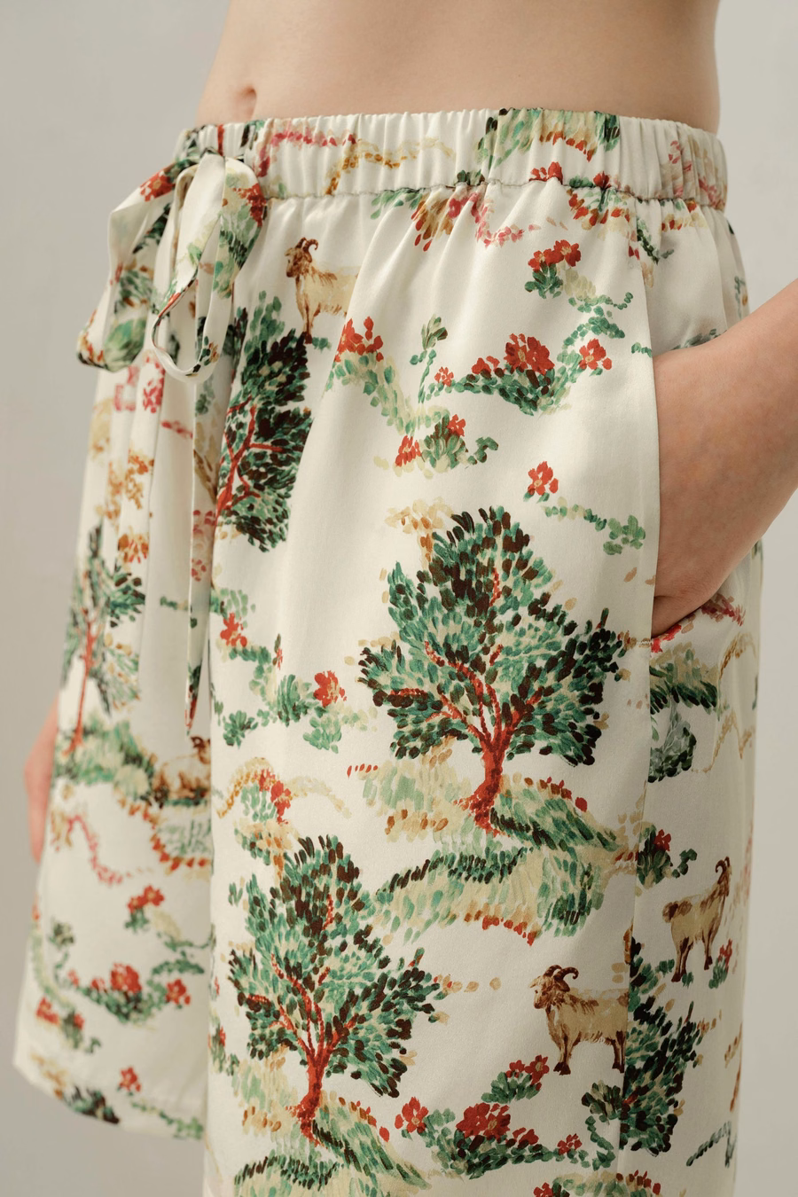 Aries Zodiac Silk Pajama Short Set