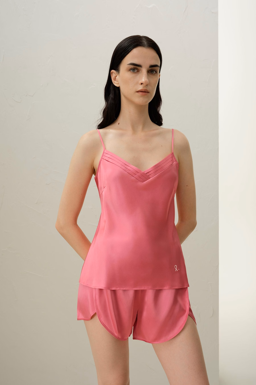 Set di Camisole Breve in Seta di Hope