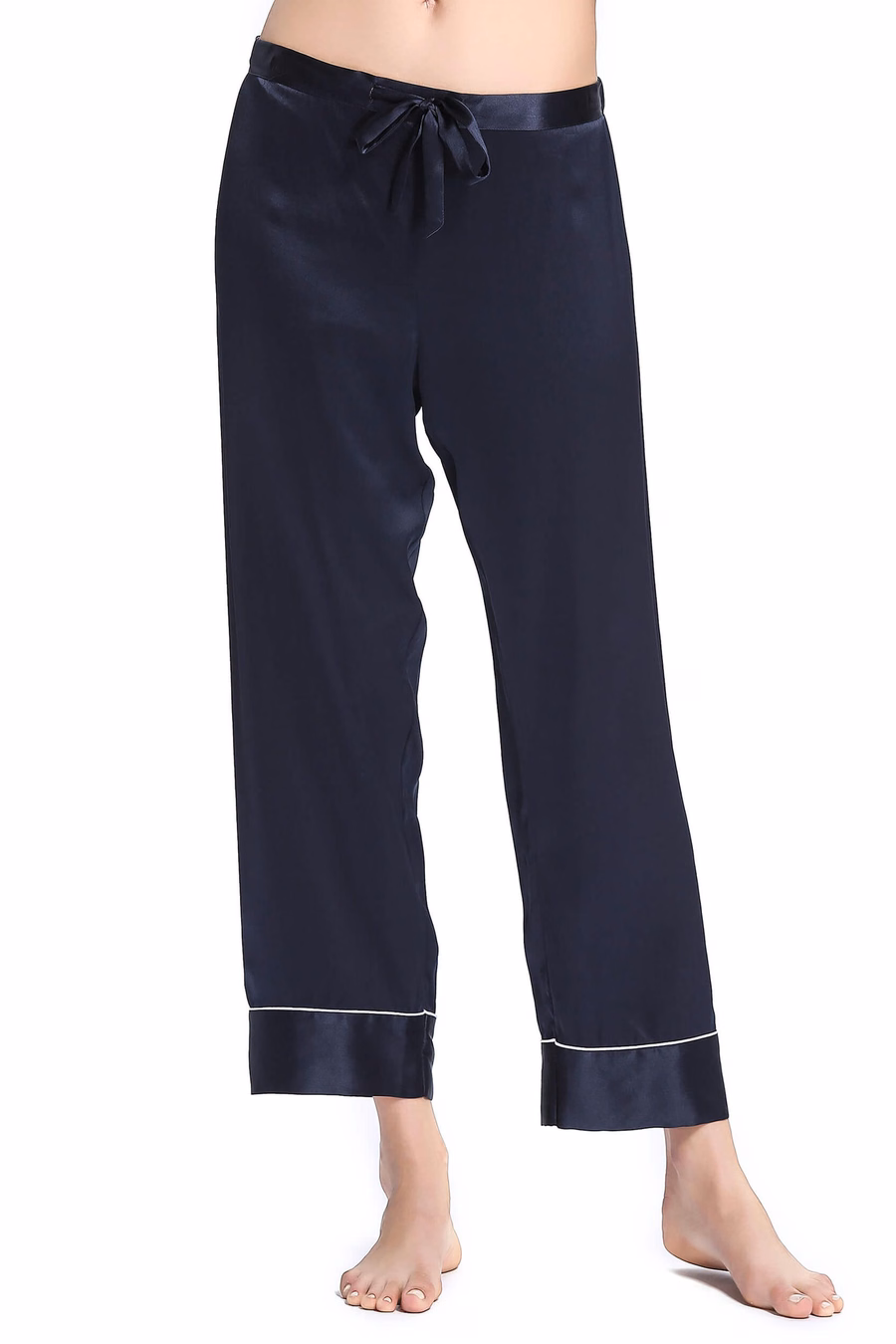 Set di Pigiama in Seta per Donna Chic Trimmed