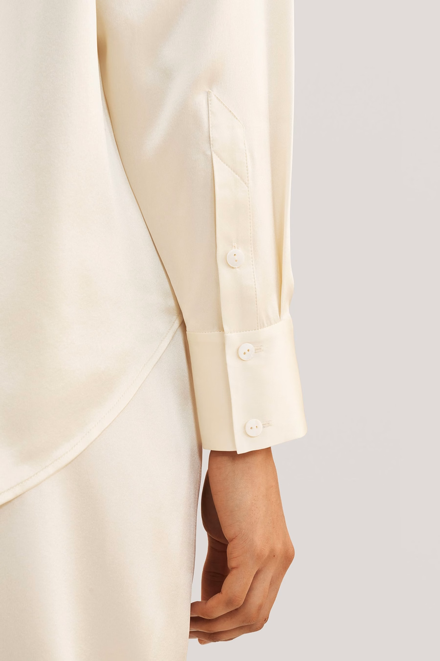 Pigiama in seta oversize Viola per donne