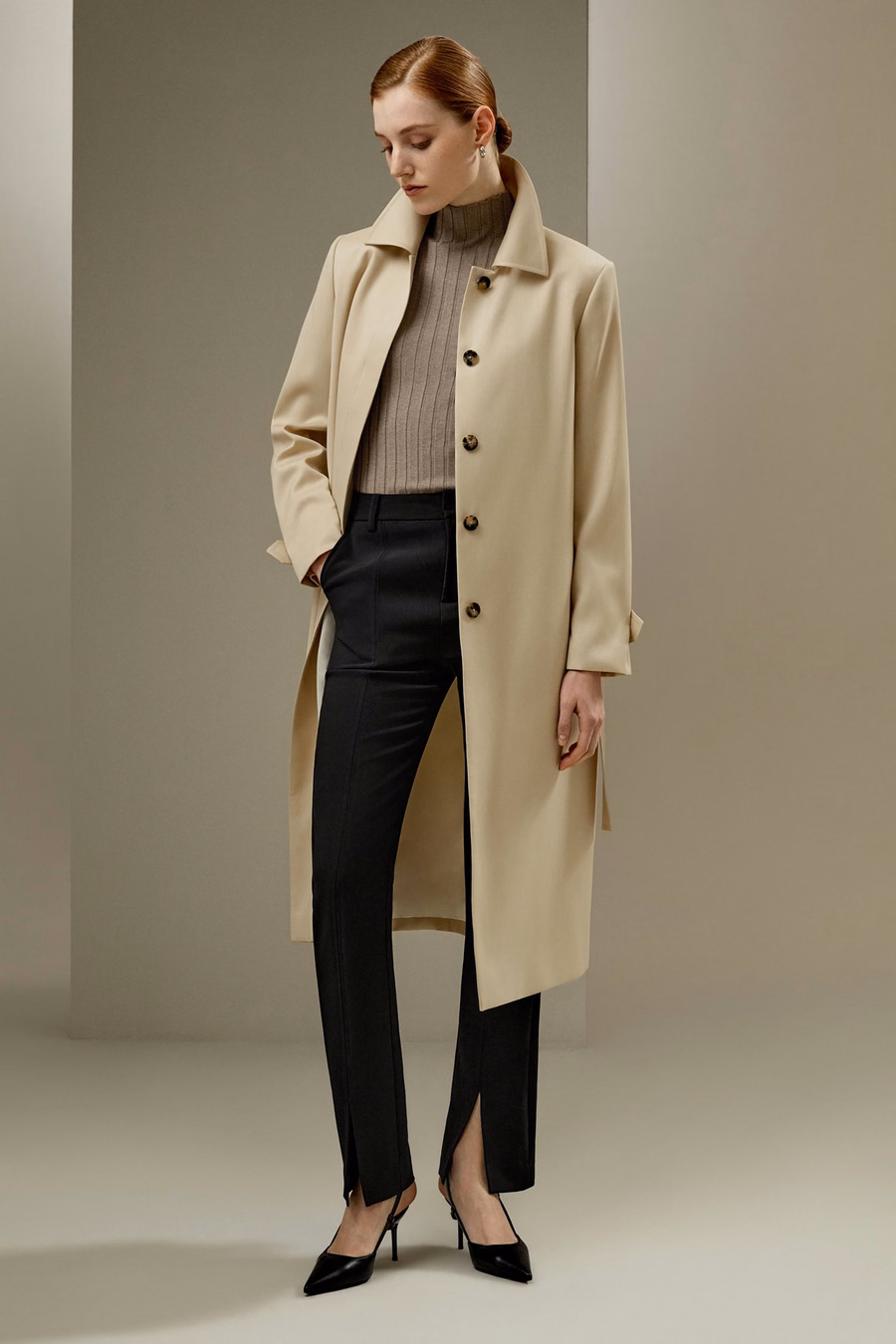 Trench classico idrorepellenti