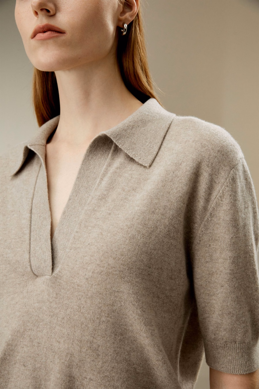 Baby Cashmere Polo Sweater