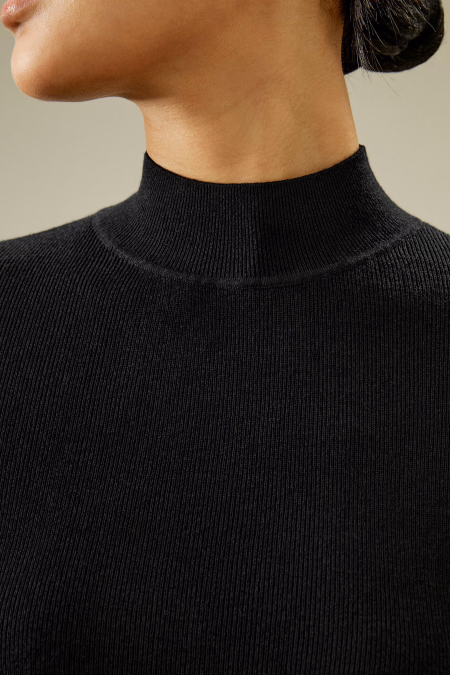 Top essenziale in misto cashmere