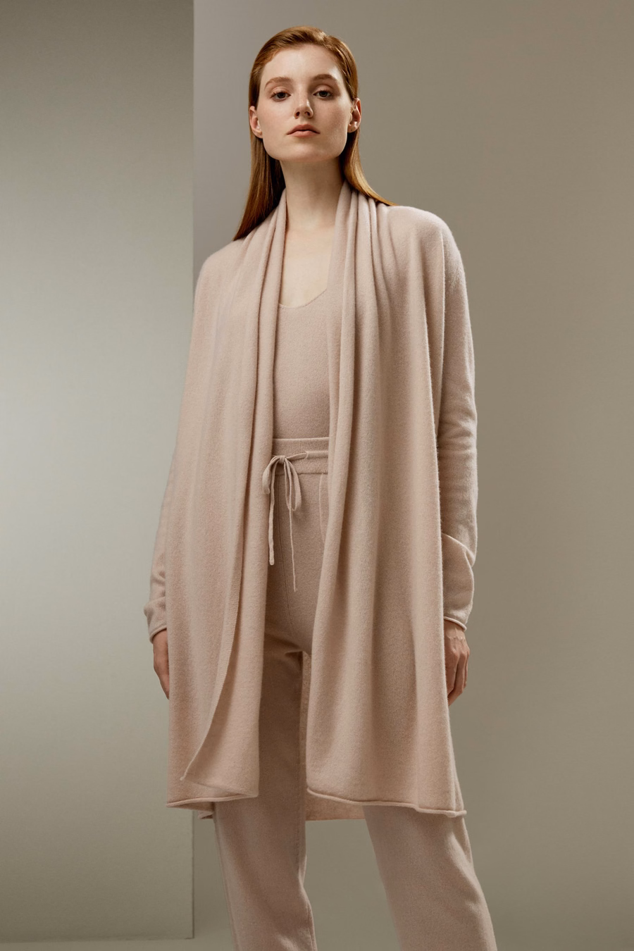 Cardigan avvolgente in cashmere