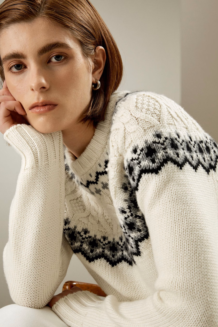 Fair Isle Crewneck Sweater