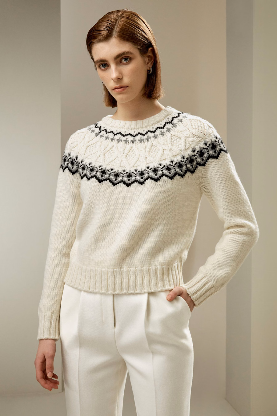 Fair Isle Crewneck Sweater