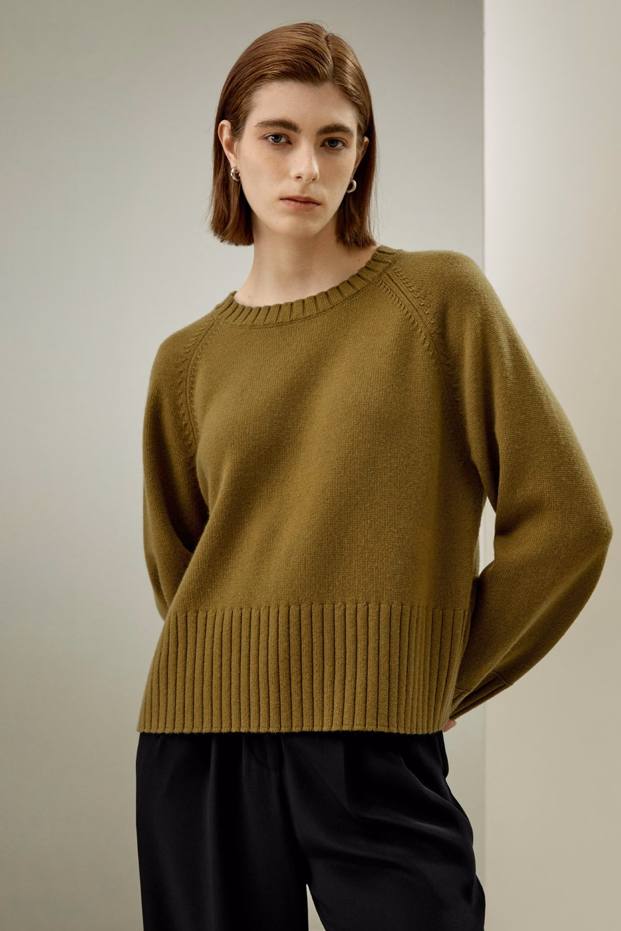 Maglione Oversized in Misto Lana Gelato