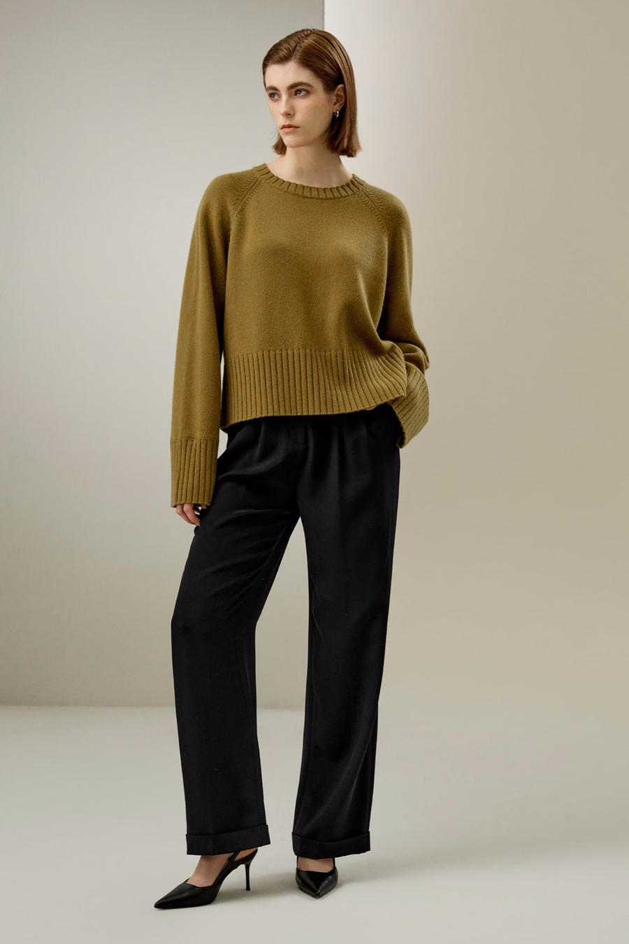 Maglione Oversized in Misto Lana Gelato