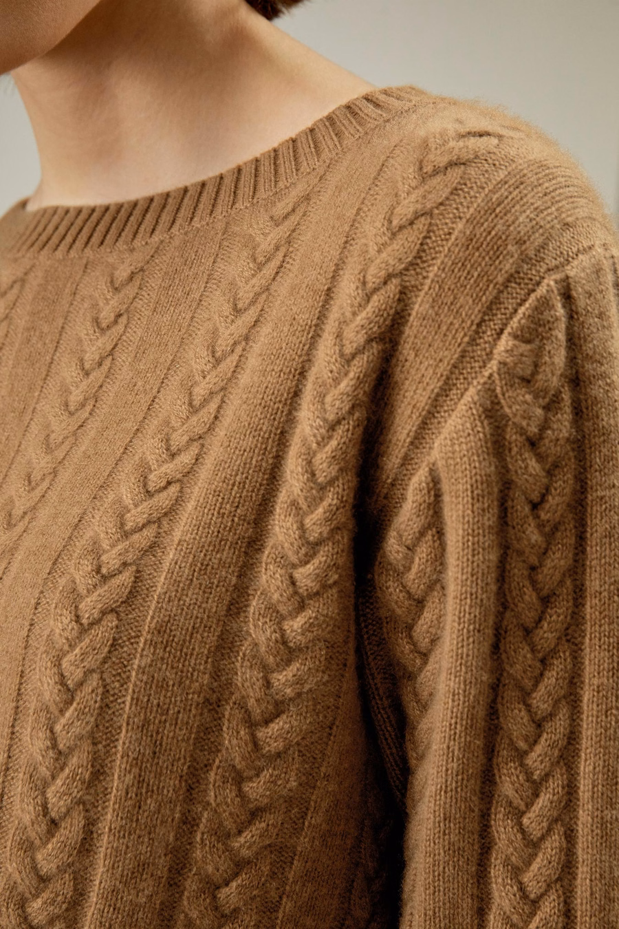 Pure Cashmere Drop Shoulder Sweater