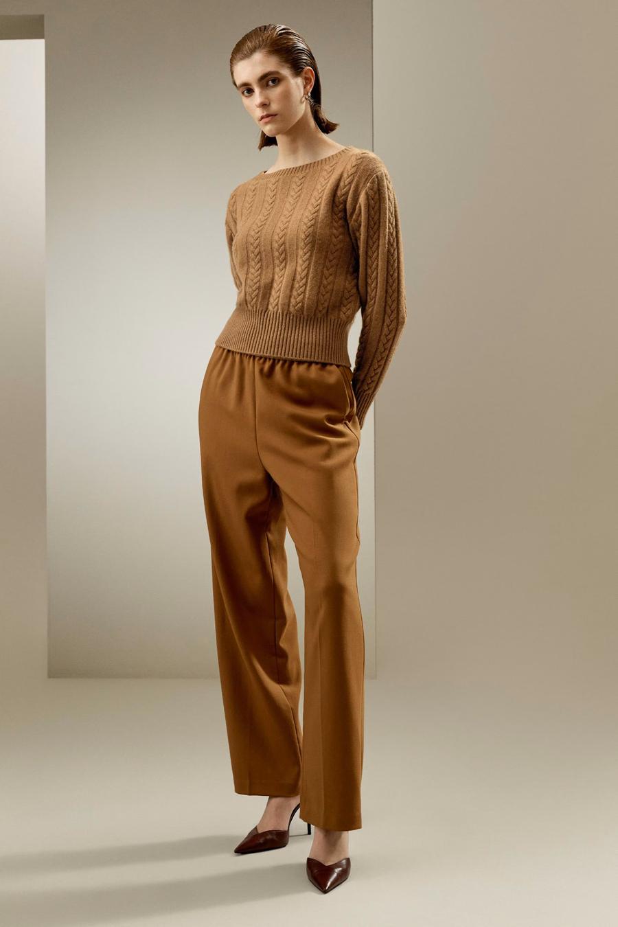 Pure Cashmere Drop Shoulder Sweater