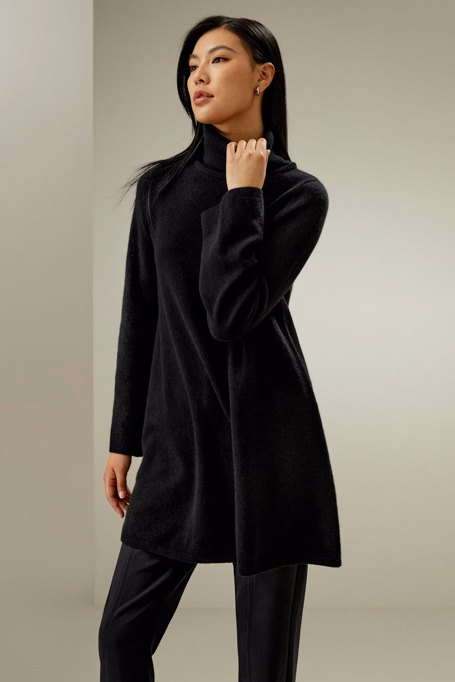 Maglione di cashmere a lunghezza media