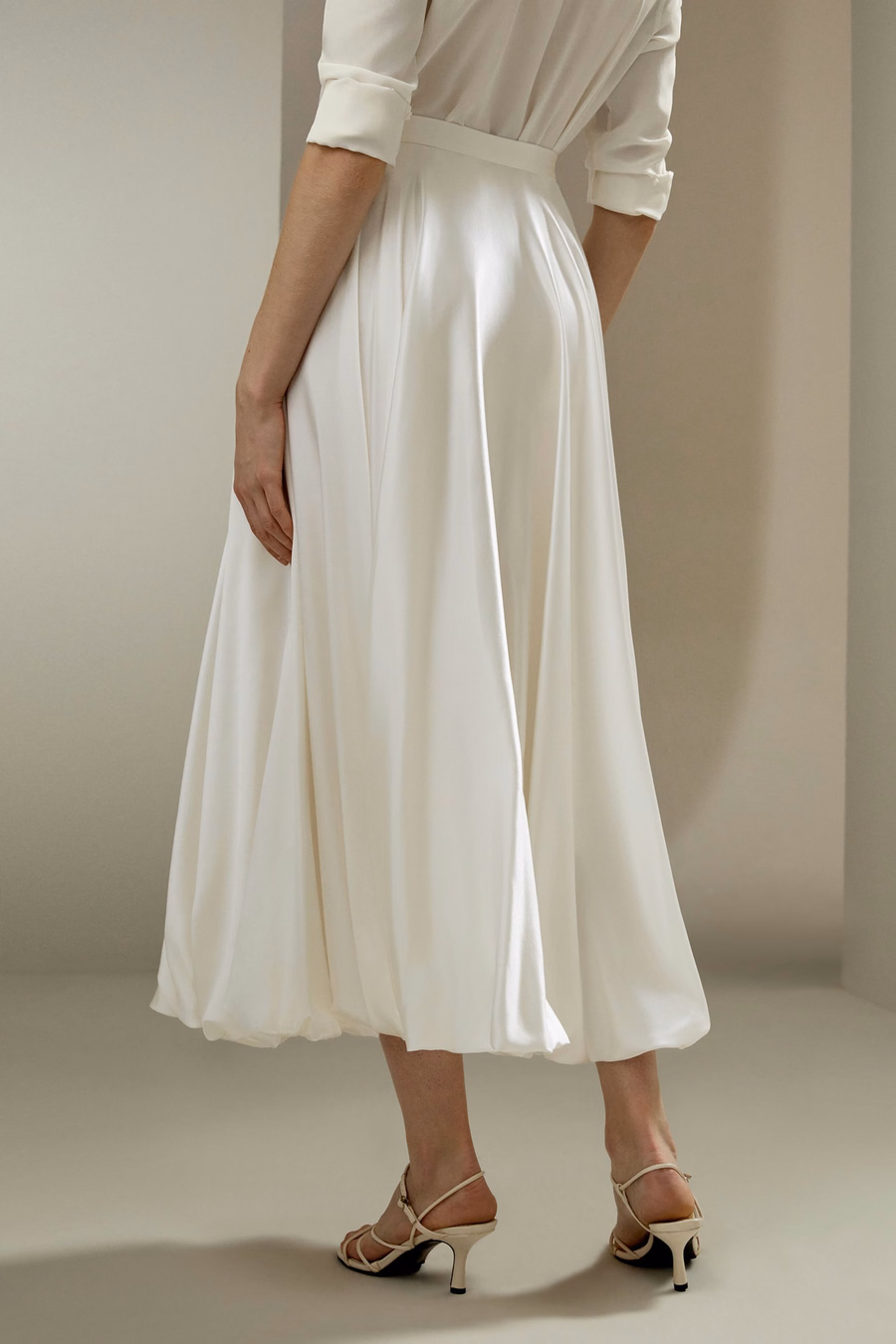 LILYSILK X LYDIA MILLEN Gonna Snowdrop