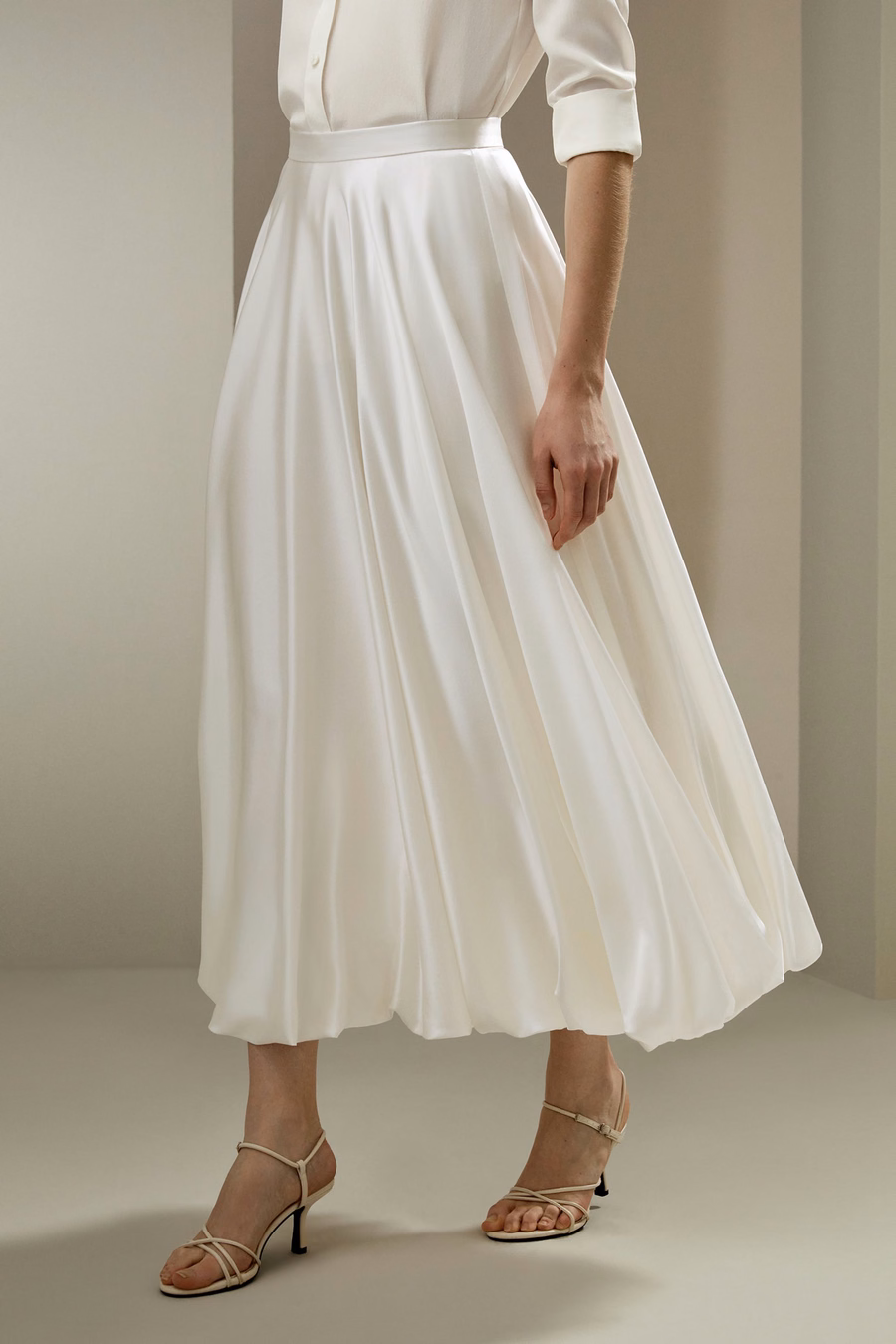 LILYSILK X LYDIA MILLEN Gonna Snowdrop