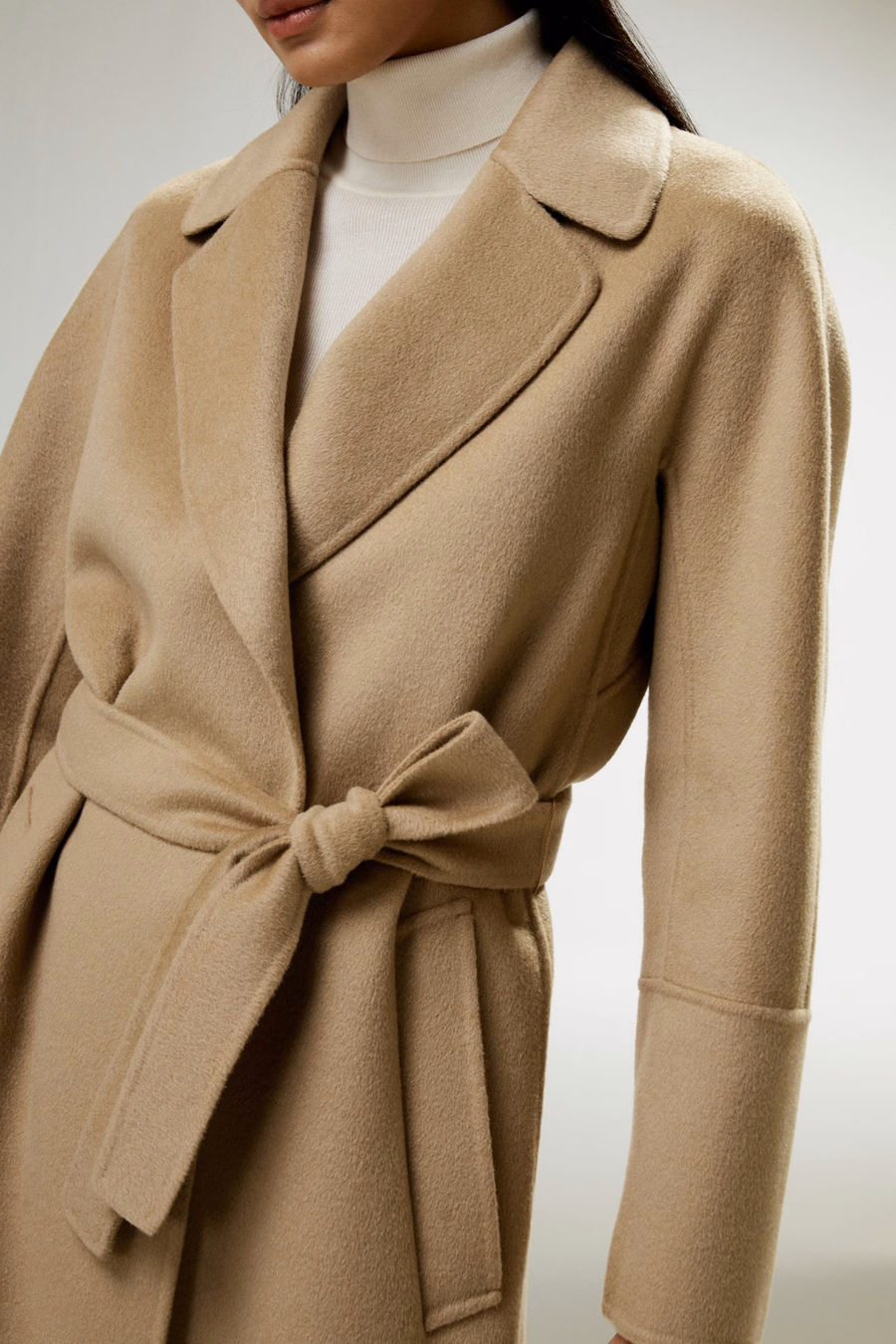 Robe Coat in misto lana doppio faccia