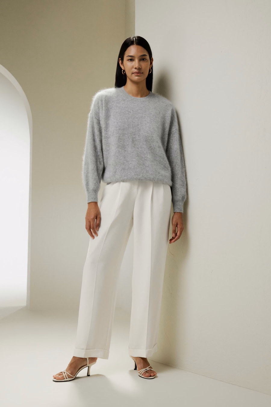 Maglione in Cashmere Spazzolato