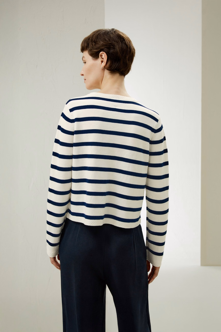 Cardigan in Lana Striata Gariana
