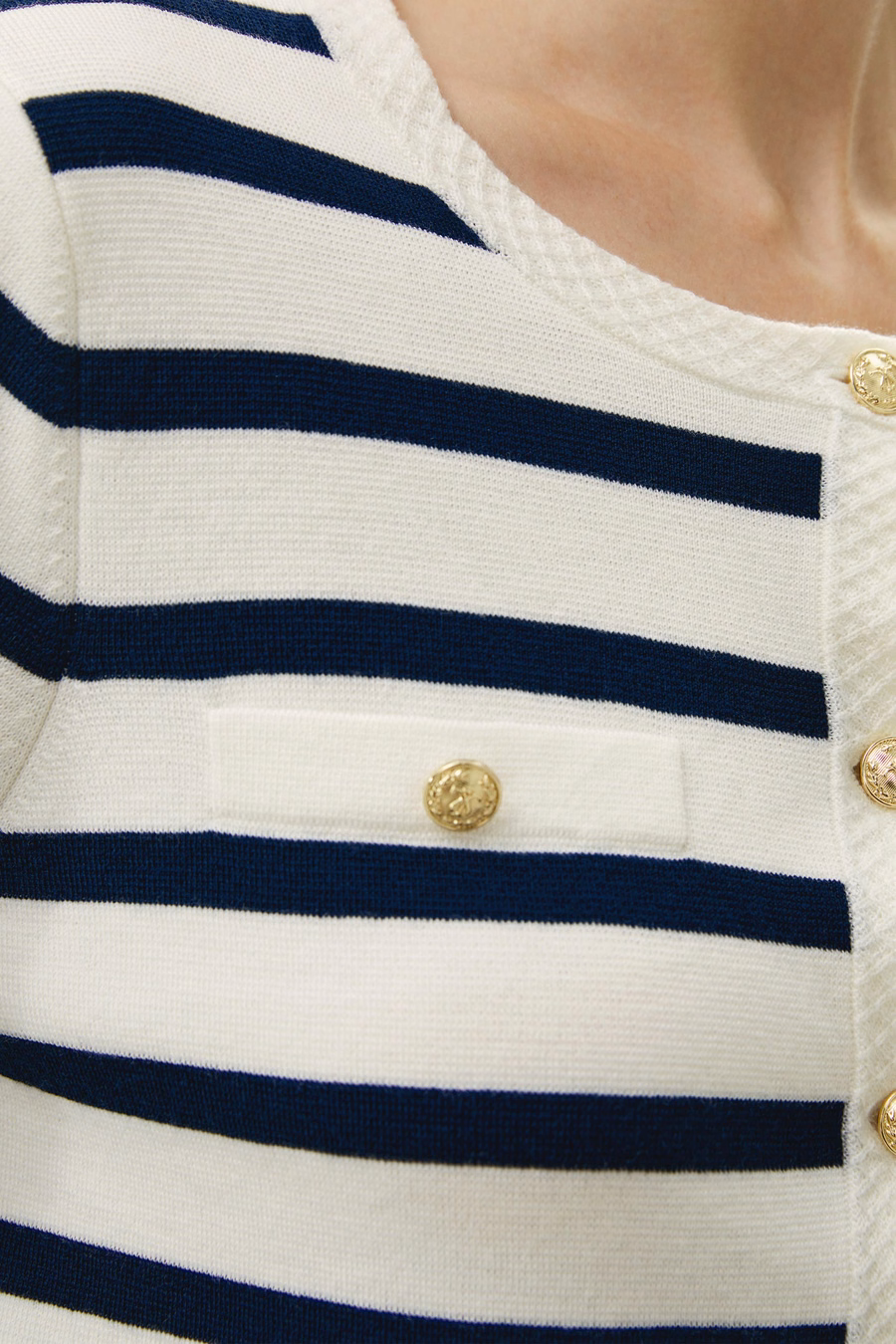 Cardigan in Lana Striata Gariana