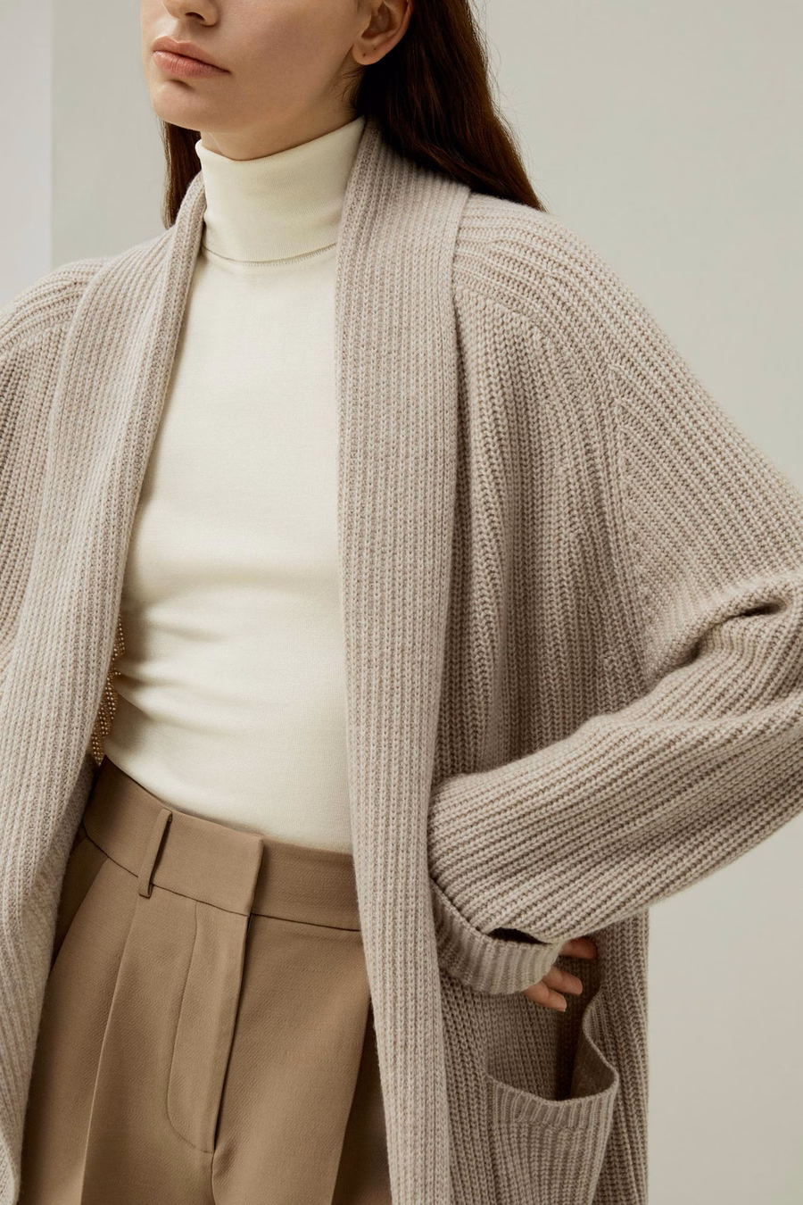 Cardigan LILYSILK X LYDIA MILLEN 'Evergreen'