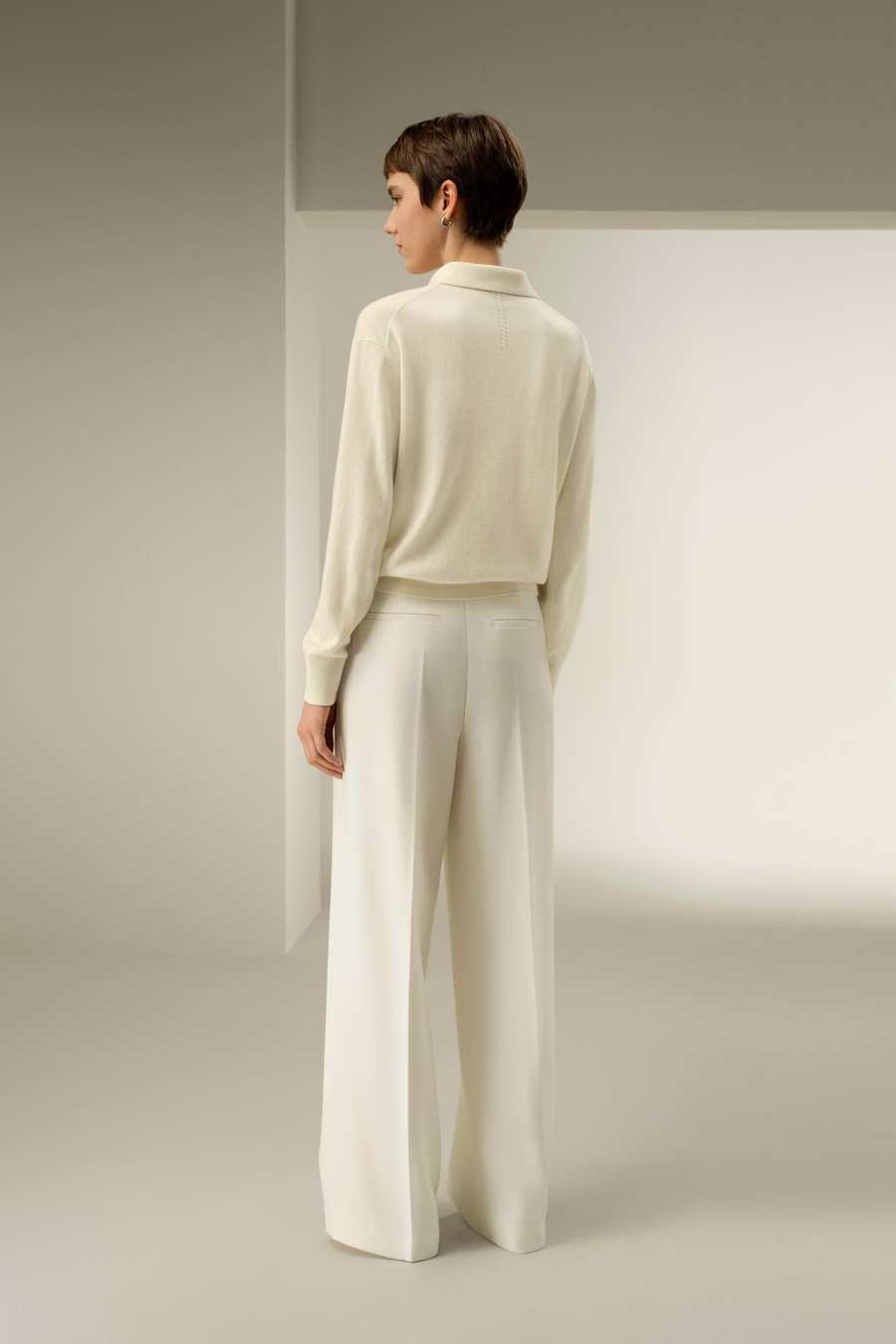 Maglietta Polo in Cashmere per Bambini