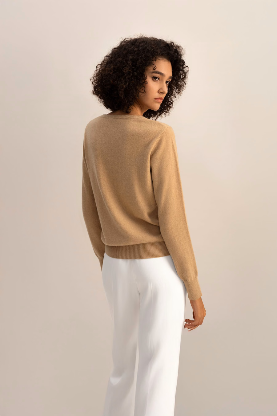 Maglione girocollo in cashmere per bambini