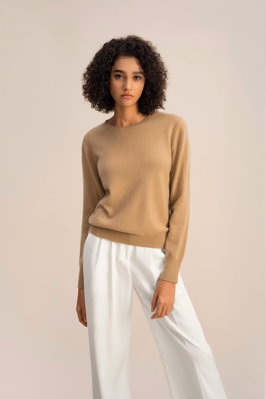 Maglione girocollo in cashmere per bambini