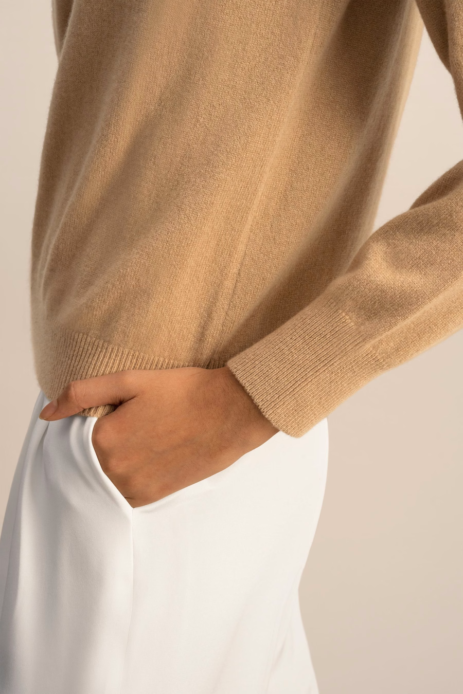 Maglione girocollo in cashmere per bambini