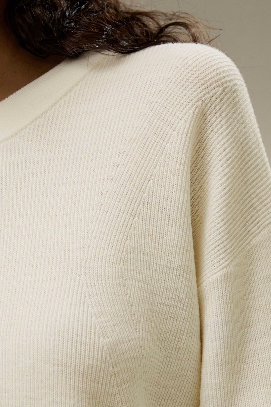 Maglione girocollo in ultrafine lana Merino