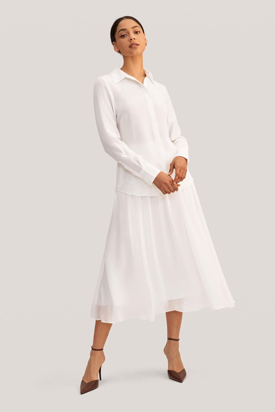 Camicia in Seta Comfort Classica