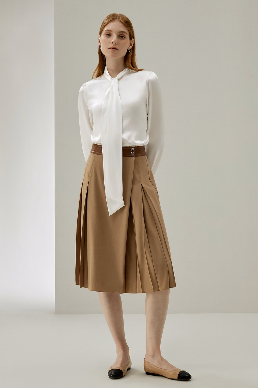 Donna Blusa in Seta con Fiocco