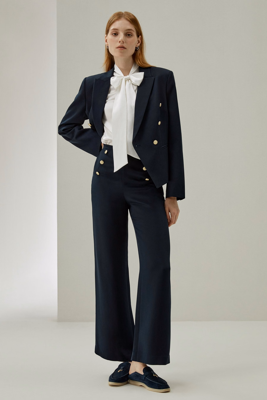Donna Blusa in Seta con Fiocco