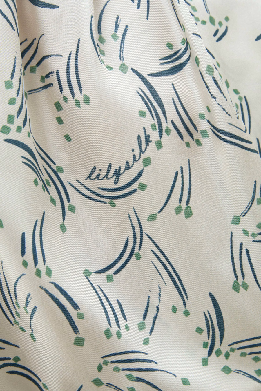 Camicia Astratta con Stampa Botanica