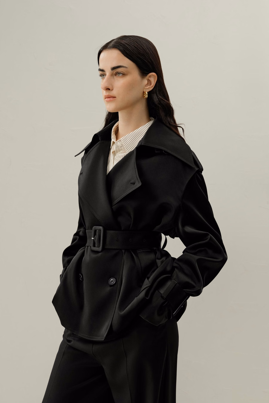 Cappotto corto Serica