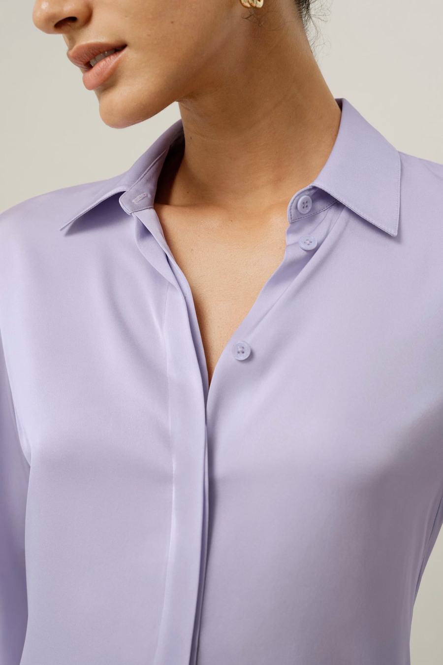 Camicia in Viscosa Doppia Georgette
